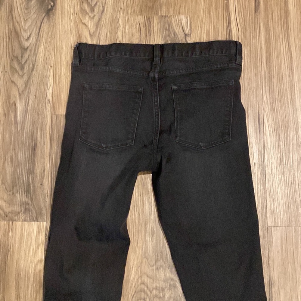J Crew Toothpick Jeans Black 27R - Picture 3 of 9